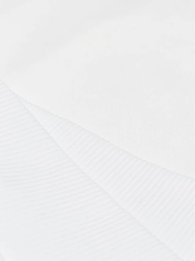 Shop Fendi Side Printed Logo Jacket In White