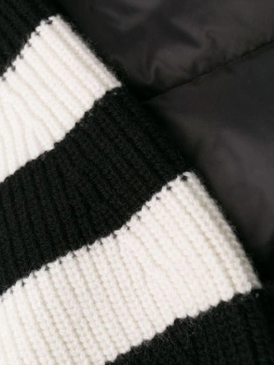 Shop Moncler Knitted Gilet Jacket In 999 Black