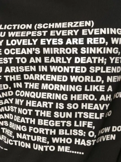 Shop Rick Owens Drkshdw Text Print T-shirt In Black