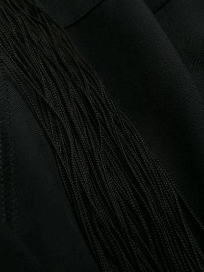 Shop 8pm Vele Draped Detail Midi Dress In Black