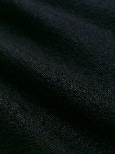 Shop Fendi Long Sleeved Sweater In Blue