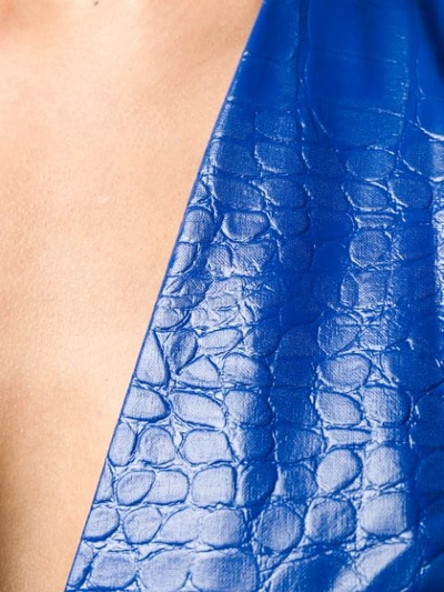 Shop Pinko Belted Mini Dress In Blue