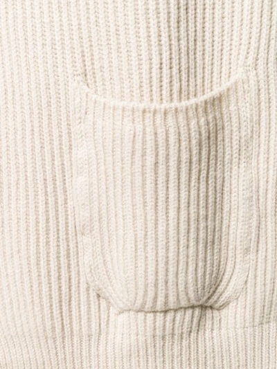 Shop Antonelli Ribbed Knit Cardigan In Neutrals