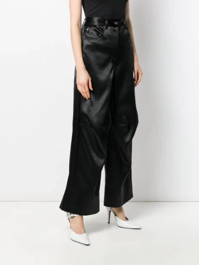 Shop Off-white Duchesse Tomboy Trousers In Black