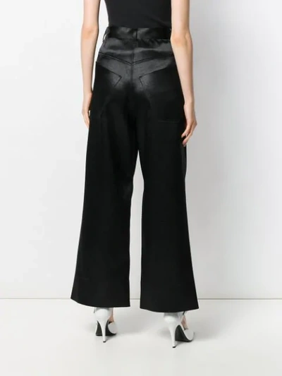 Shop Off-white Duchesse Tomboy Trousers In Black