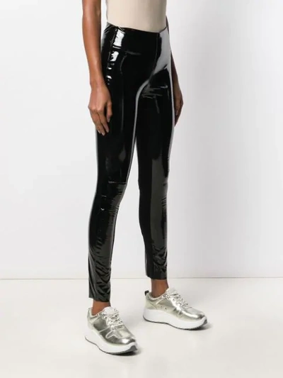 Shop Karl Lagerfeld Skinny Fit Leggings In Black
