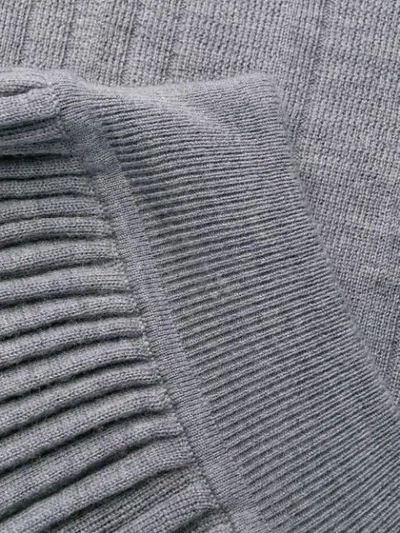 Shop Calvin Klein Pleated Midi Skirt In Grey