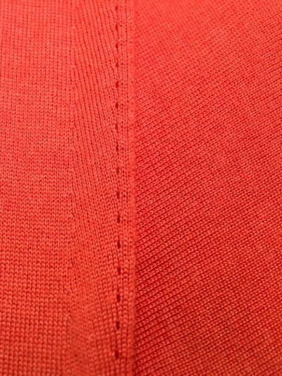 Shop Jil Sander Turtleneck Cashmere Knit Top In Red