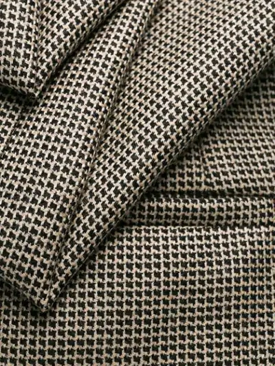 Shop Fendi Houndstooth-pattern Trousers In Neutrals