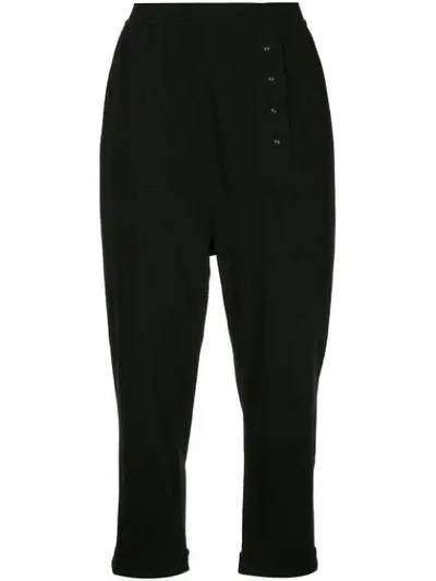 Shop Taylor Knit Relief Trousers In Black