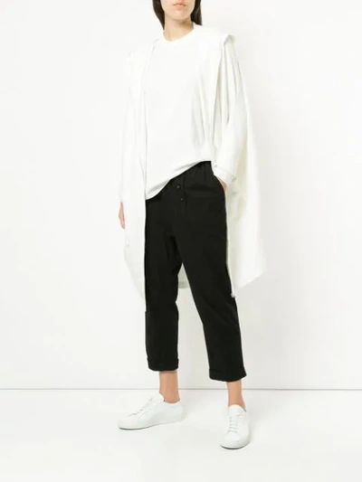 Shop Taylor Knit Relief Trousers In Black