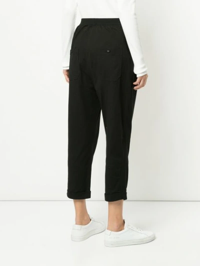 Shop Taylor Knit Relief Trousers In Black