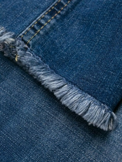 Shop Liu •jo Cropped Jeans In Blue