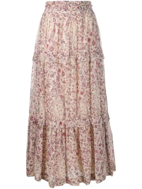 Etoile Isabel Marant Lineka Skirt In Pink | ModeSens