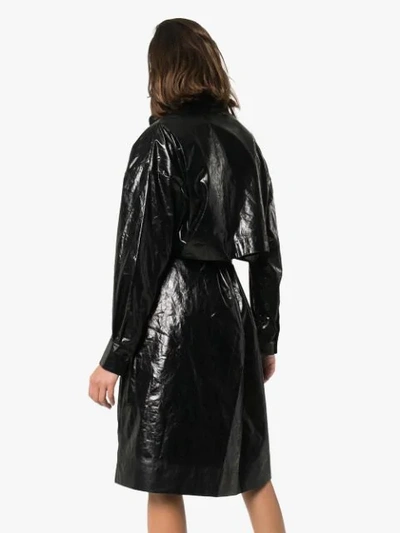 Shop Ambush Utilitarian Belted Midi Dress In Black