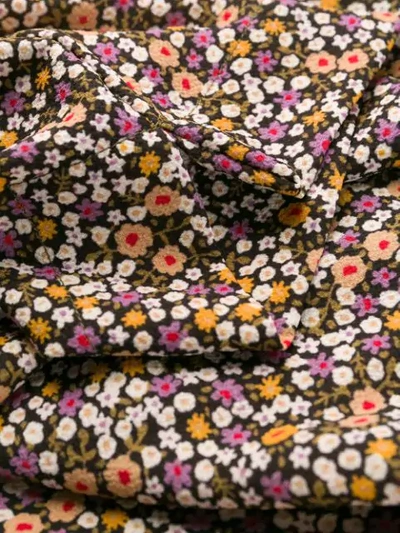 Shop Vivienne Westwood Anglomania Floral Print Top In Black