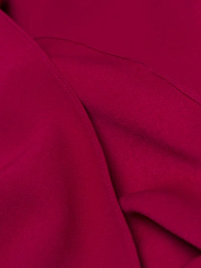 Shop Alexander Mcqueen Asymmetric Drape Dress In Pink