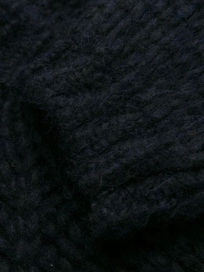 粗绞花针织毛衣