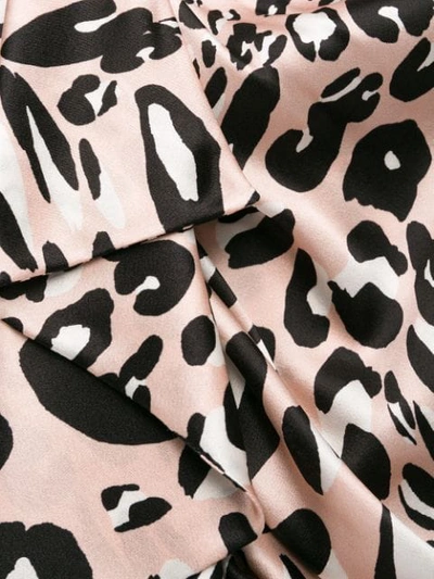 Shop Alexandre Vauthier Leopard-print Dress In Pink