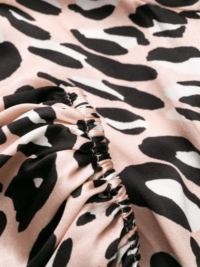 Shop Alexandre Vauthier Leopard-print Dress In Pink