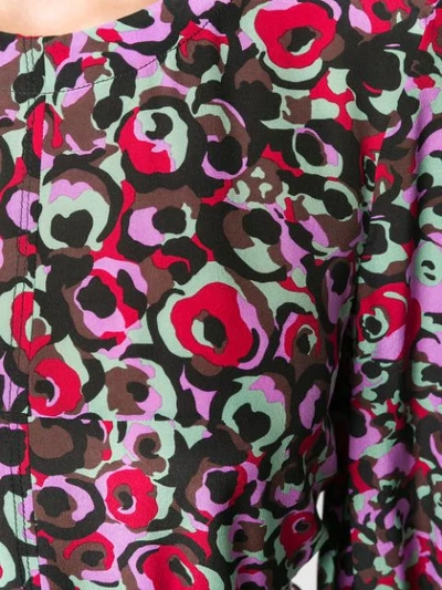 Shop Marni Maxikleid Mit Blumen-print - Rosa In Pink