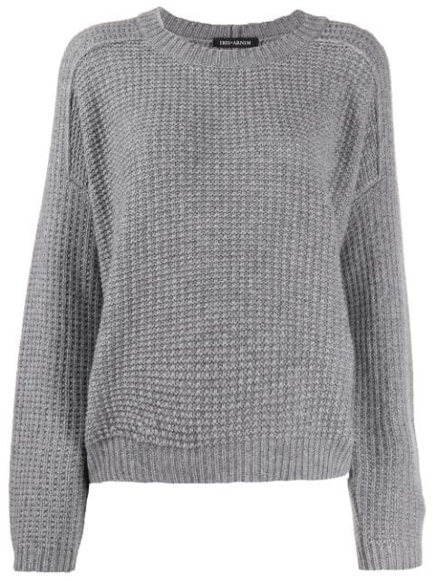 grey waffle jumper