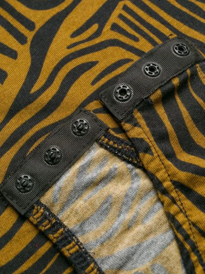 Shop Andamane Zebra Print Bodysuit In Brown