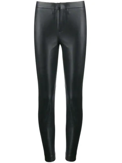 Shop Incotex Slim Fit Trousers In Black