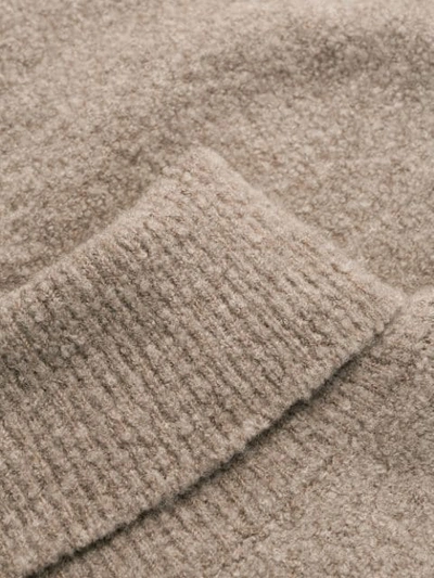 Shop Andrea Ya'aqov Plain Turtleneck Jumper In Neutrals