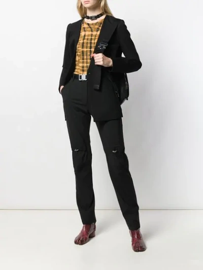 Shop Alyx Buckle Blazer In Black