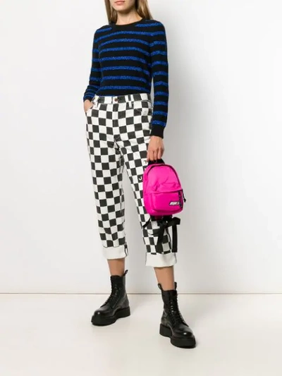 Shop Marc Jacobs The Checkered Jeans In 002 Black Multi