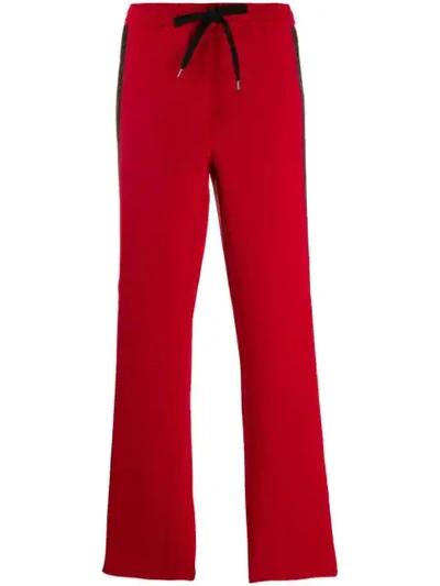 Shop N°21 Side Stripe Track Pants In Red