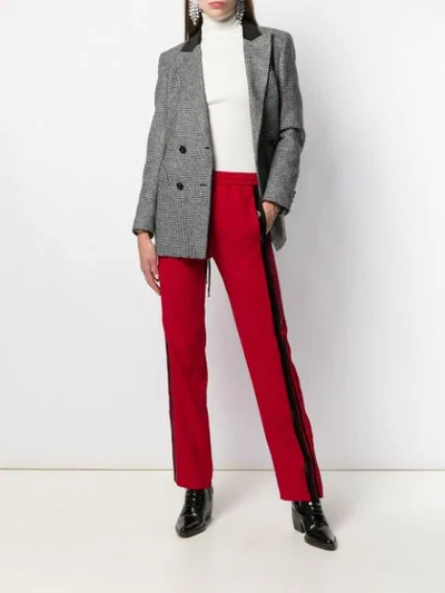 Shop N°21 Side Stripe Track Pants In Red