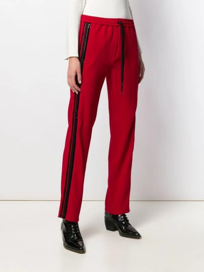 Shop N°21 Side Stripe Track Pants In Red