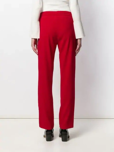 Shop N°21 Side Stripe Track Pants In Red