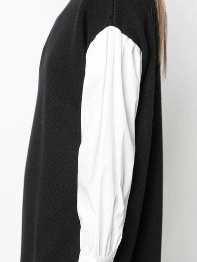 Shop Cinq À Sept Ellery Dress In Black/white