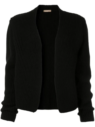Shop Nehera Ribbed Knit Cardigan - Black