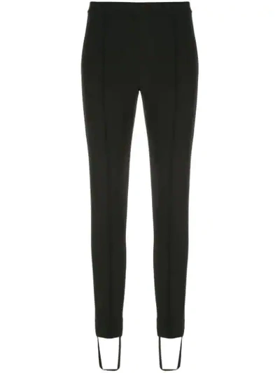 Shop Givenchy Elastic Waist Leggings In Black