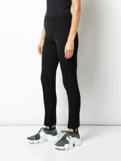 Givenchy Stretch-twill Stirrup Pants In Black