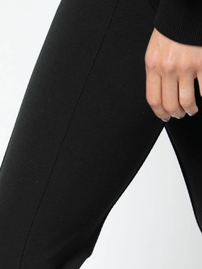 Givenchy Stretch-twill Stirrup Pants In Black
