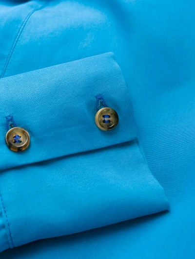 ALYSI TUNIC SHIRT DRESS - 蓝色