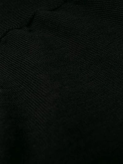 Shop Nuur Long Sleeved Pullover In 09 Nero