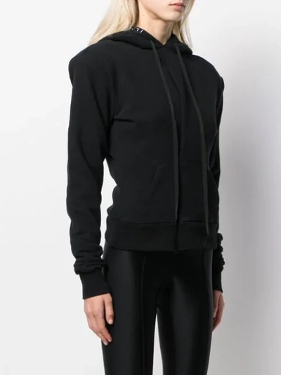 Shop Ben Taverniti Unravel Project Slim-fit Hoodie In Black