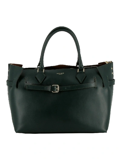Shop Avenue 67 Green Leather Tote