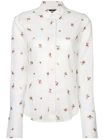 Shop Isabel Marant Floral Embroidered Shirt
