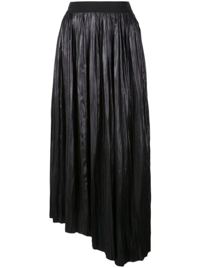 Shop Isabel Marant Pleated Maxi Skirt In Black