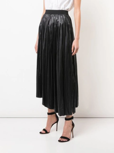 Shop Isabel Marant Pleated Maxi Skirt In Black