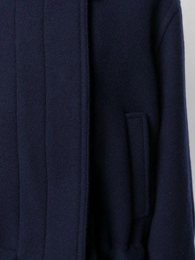 Shop Chloé Straight Cropped Jacket In Blue