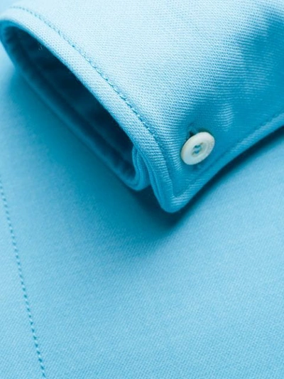 Shop Courrèges Loose Fit Shirt In Blue