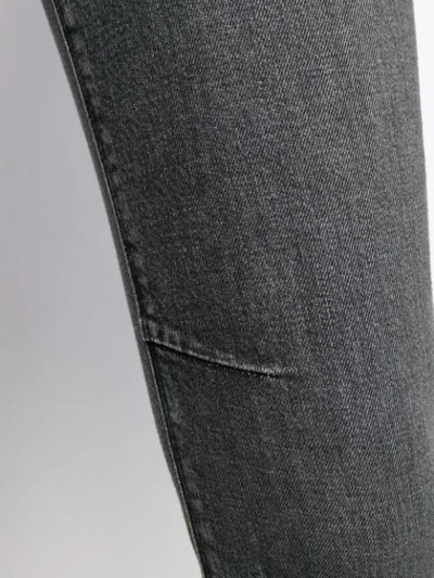 Shop Rta Cropped Denim Jeans In Black